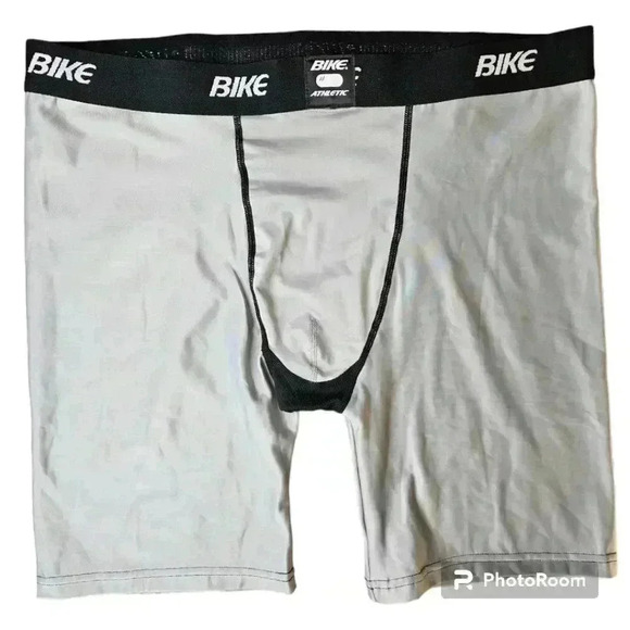 NWOT Bike vintage athletic boxer briefs shorts no cup dove gray. Choose size - Picture 1 of 4